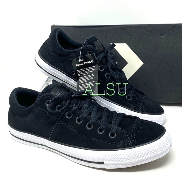 Converse Ctas Madison Suede Low Top Black Men’s - Picture 8 of 11